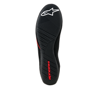 Thumbnail for Alpinestars Tech Gaming Shoe black and red sole bottom view