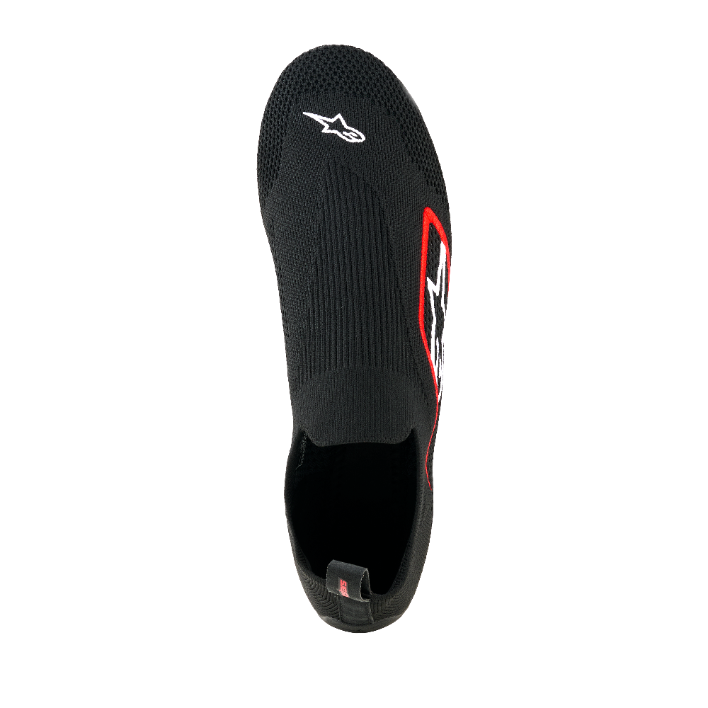 Alpinestars Tech Gaming Shoe black and red top view