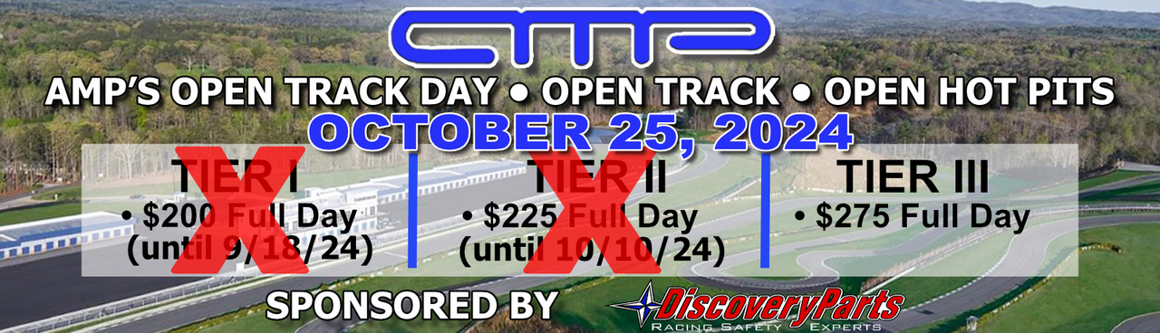 AMP Open Track Day 10/25/2024