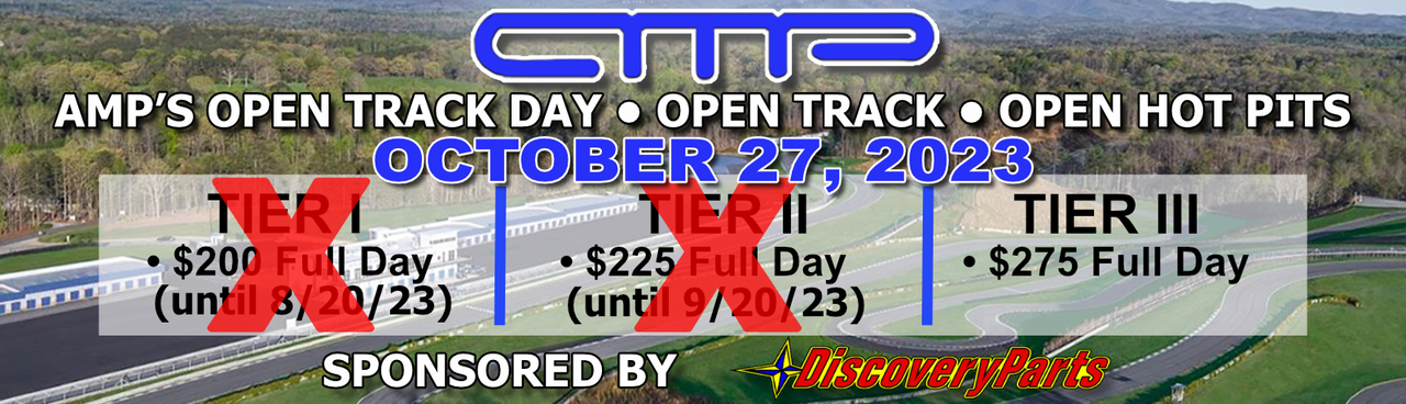 AMP Open Track Day Registration
