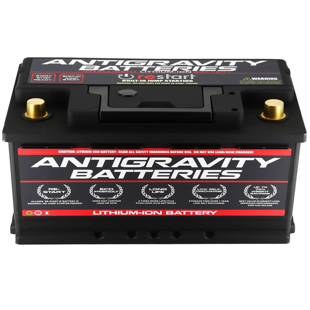 Antigravity H8 Group 49 Li-ion battery showing compact design and top posts