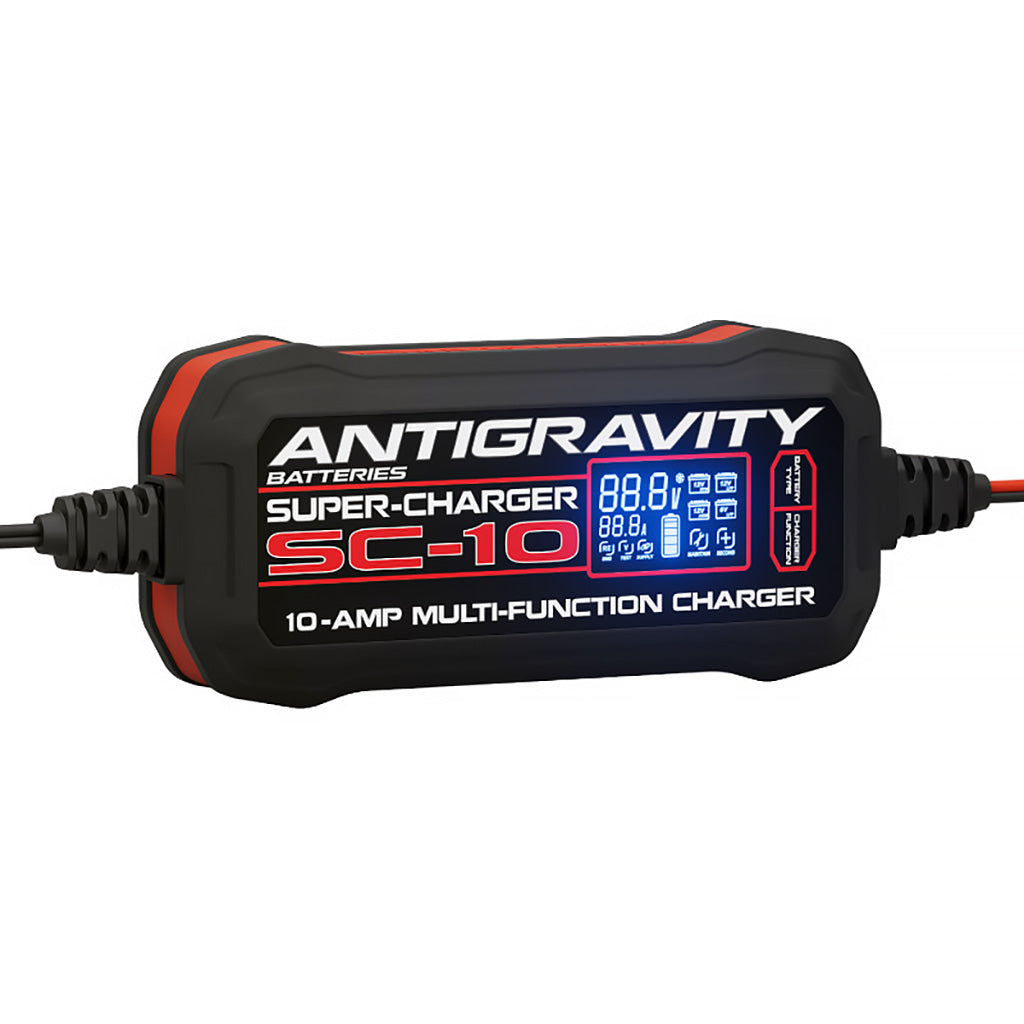 Antigravity SC-10 Super-Charger | 10-Amp Smart Lithium & Lead-Acid Battery Charger