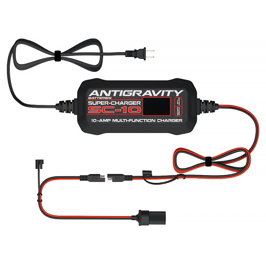 Antigravity SC-10 Super-Charger | 10-Amp Smart Lithium & Lead-Acid Battery Charger