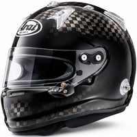Thumbnail for Arai GP-7SRC ABP Carbon Racing Helmet in carbon fiber front-left three-quarter view