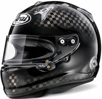 Thumbnail for Arai GP-7SRC Carbon Racing Helmet in carbon fiber front-left three-quarter view