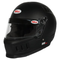 Thumbnail for Bell BR8 Sport matte black full face helmet left side profile showing ventilation ports image