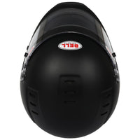 Thumbnail for Bell BR8 Sport matte black full face helmet top view showing air intake vents image