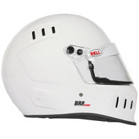 Thumbnail for Bell BR8 Sport white full face helmet right side profile with visor hardware image