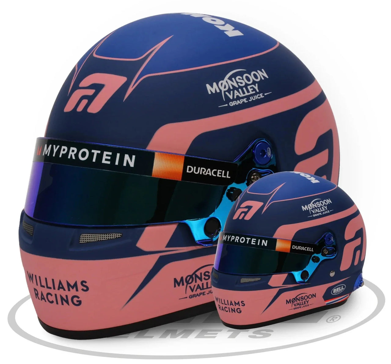 Bell HP77 2024 Alex Albon 1:2 Mini Helmet