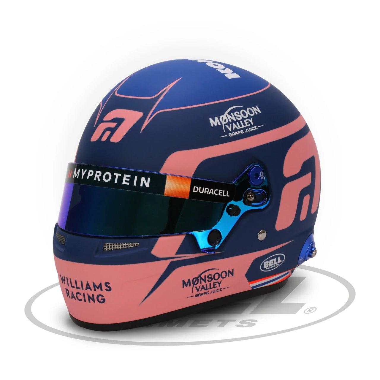 Bell HP77 2024 Alex Albon 1:2 Mini Helmet