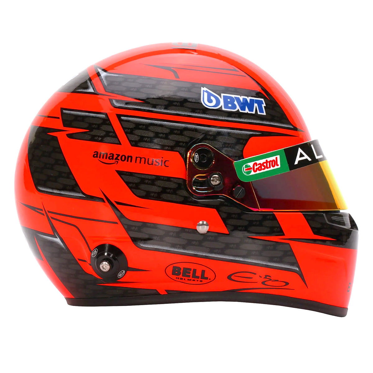 Bell Mini Helmet 2024 4100311 Esteban Ocon Right Image