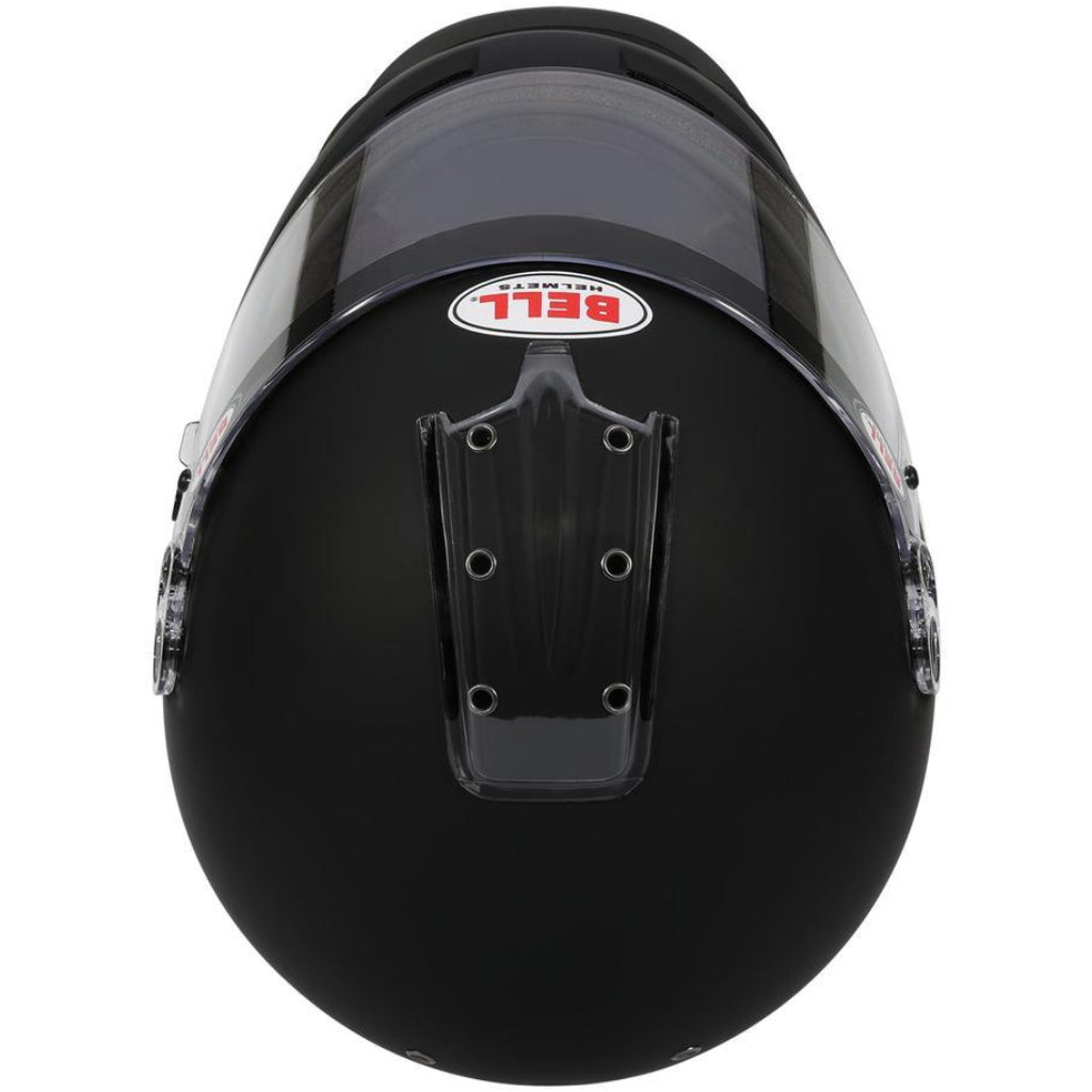 Bell GP2 Youth Sport matte black helmet top view showing ventilation layout