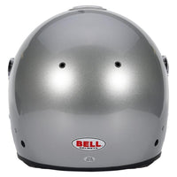 Thumbnail for Rear view of Bell GP2 Youth Sport metallic silver youth helmet
