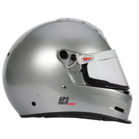 Thumbnail for Right side profile of Bell GP2 Youth Sport helmet in metallic silver