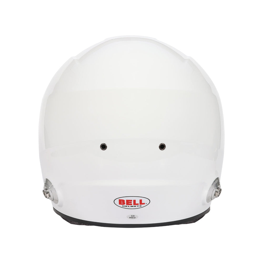 Bell GT6 Pro white helmet back rear view Image