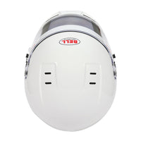 Thumbnail for Bell GT6 Pro white helmet top overhead view Image