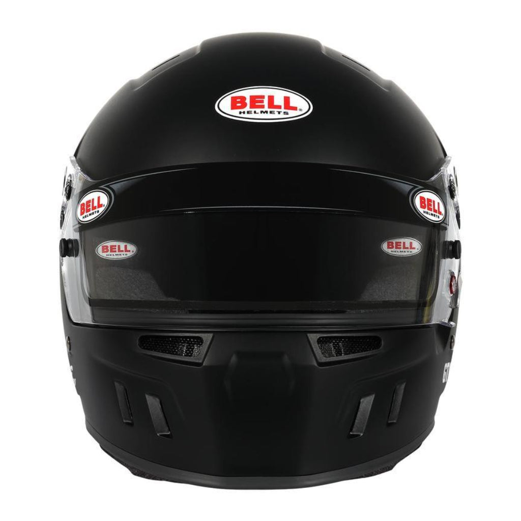Bell GT6 Pro matte black helmet front view image