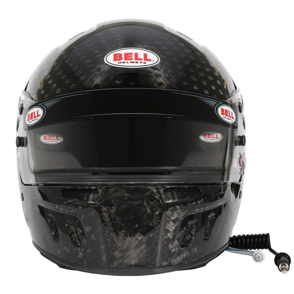 Bell GT6 RD ULTRA-4C Carbon helmet front view with visor closed image