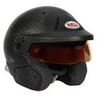 Thumbnail for Bell HP10 carbon helmet left side profile showing shell, peak, and visor image