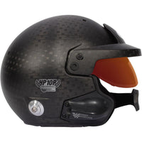 Thumbnail for Bell HP10 Rally WW carbon helmet right side profile showing wired wireless control module image