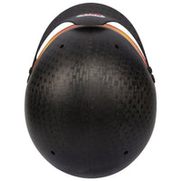 Thumbnail for Bell HP10 Rally WW carbon helmet top view showing peak and ventilation holes image