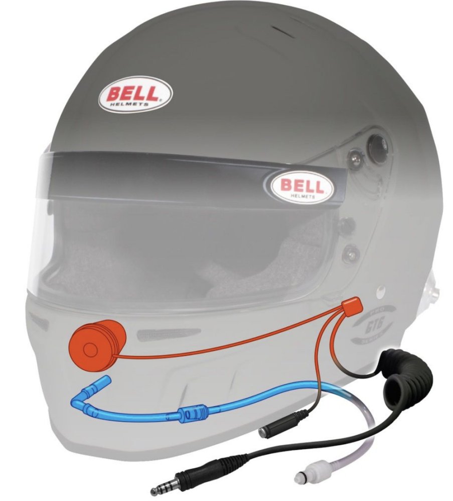 Bell HP6 8860-2018 RD-4C Carbon Fiber Helmet with Built-in Electronics/Hydration - Discovery Parts