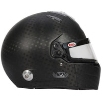 Thumbnail for Bell HP7 EVO IV carbon helmet right side profile with HANS anchor image