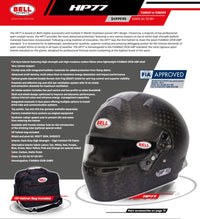 Thumbnail for Bell HP77 8860-2018 Carbon Fiber Helmet - Discovery Parts