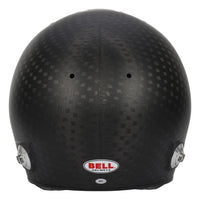 Thumbnail for Bell HP77 EVO-IV carbon fiber helmet rear shell view showing carbon weave image