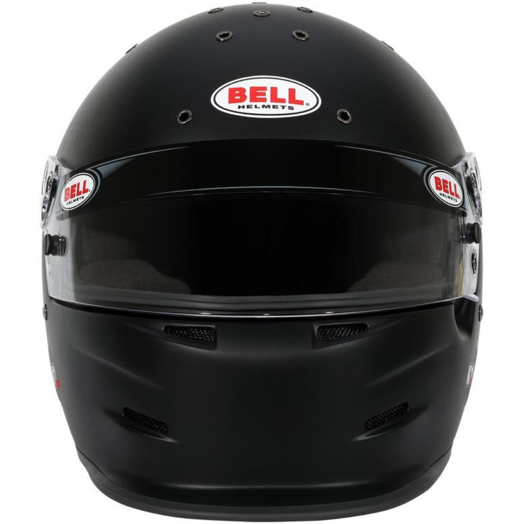 Bell K1 Sport matte black helmet front view visor closed