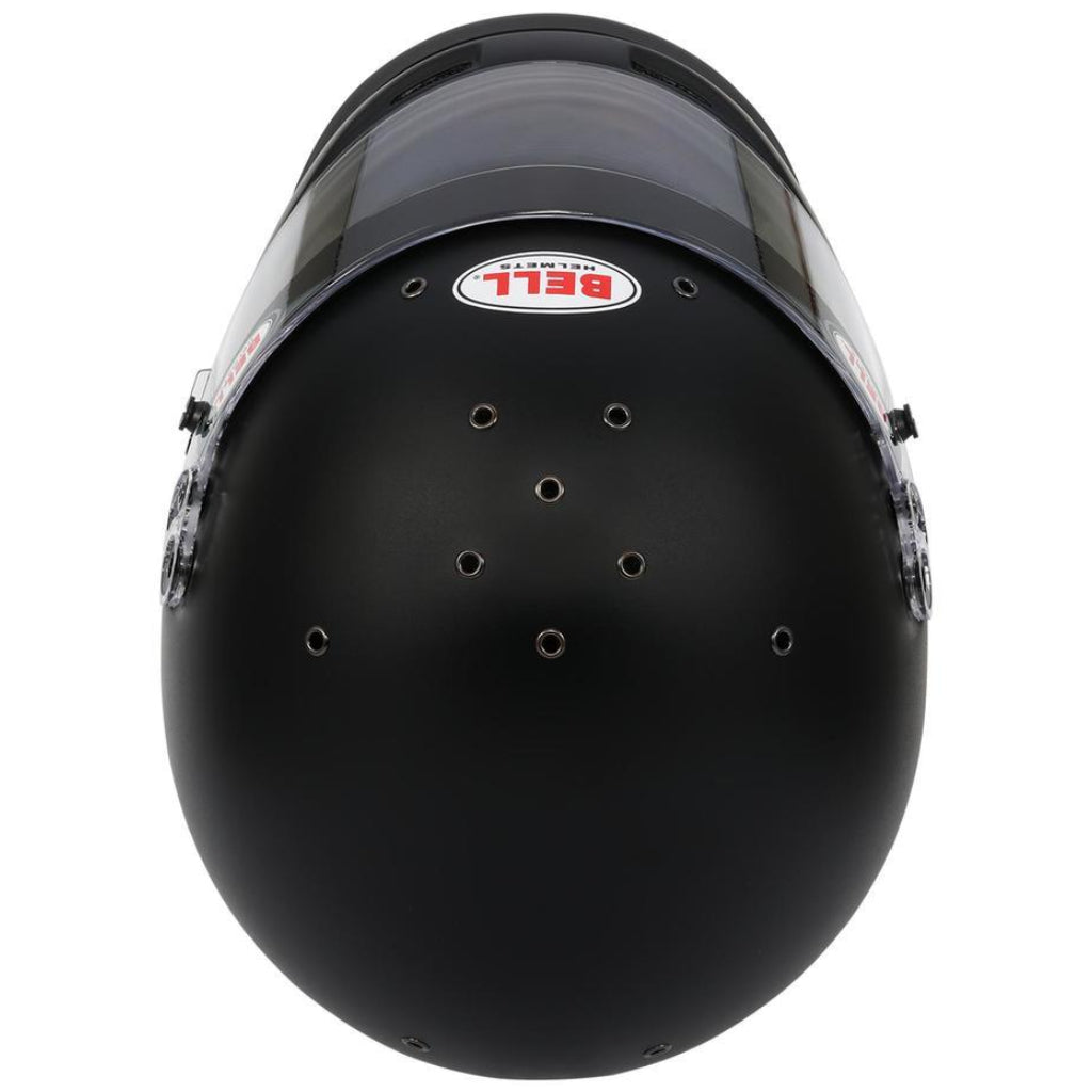 Bell K1 Sport matte black helmet top ventilation detail