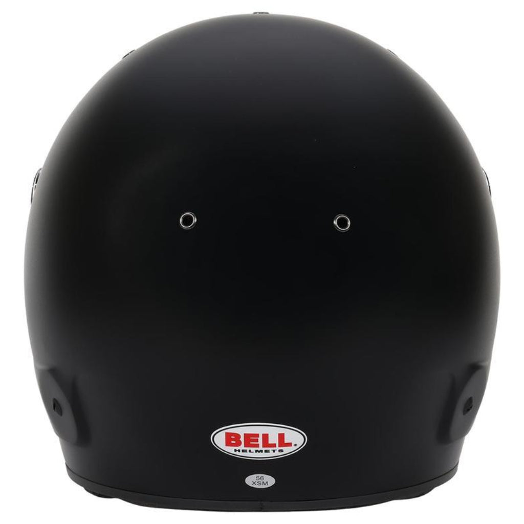 Bell M8 Sport matte black helmet rear shell view image