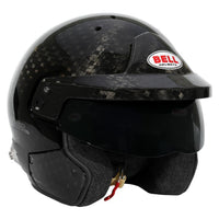 Thumbnail for Bell MAG-10 ULTRA Carbon open-face helmet front view with peak visor