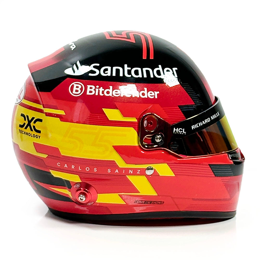 Bell HP77 2024 Carlos Sainz 1:2 Mini Helmet