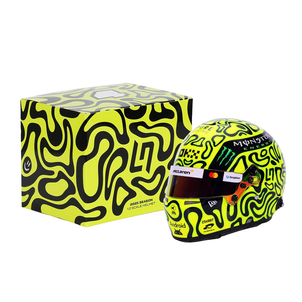 Bell HP77 Lando Norris 1:2 Scale F1 Mini Helmet | McLaren 2025 F1 Season
