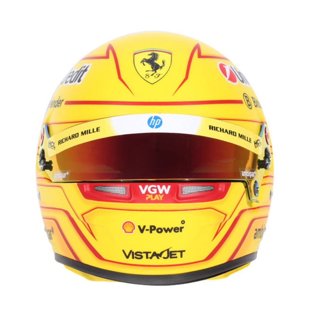 Bell HP77 Lewis Hamilton 1:2 Scale F1 Mini Helmet | Ferrari 2025 F1 Season