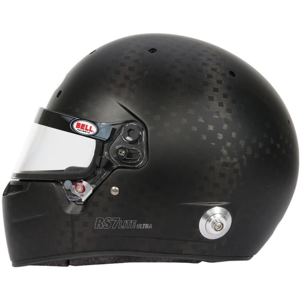 Bell RS7 Lite Ultra Carbon helmet left side profile image