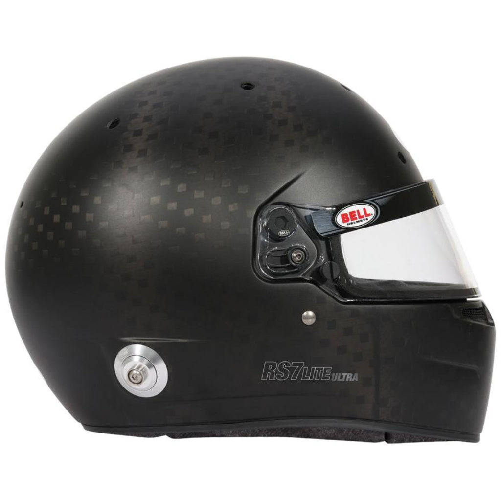 Bell RS7 Lite Ultra Carbon helmet right side profile image
