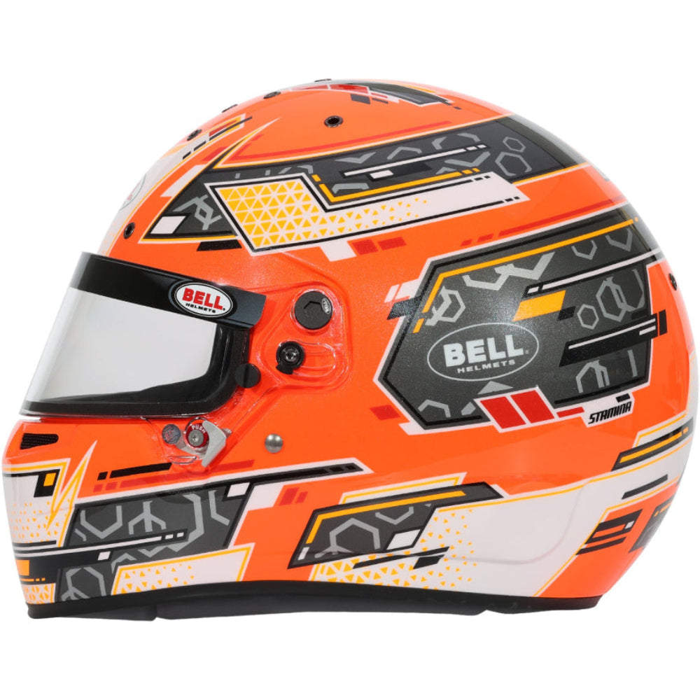 bell faction helmet orange Bell RS7-K PRO Stamina Anthracite/Orange Kart Helmet - Snell K2025 | FIA | Free GIFT, FIA8878-2024 | Snell K2025