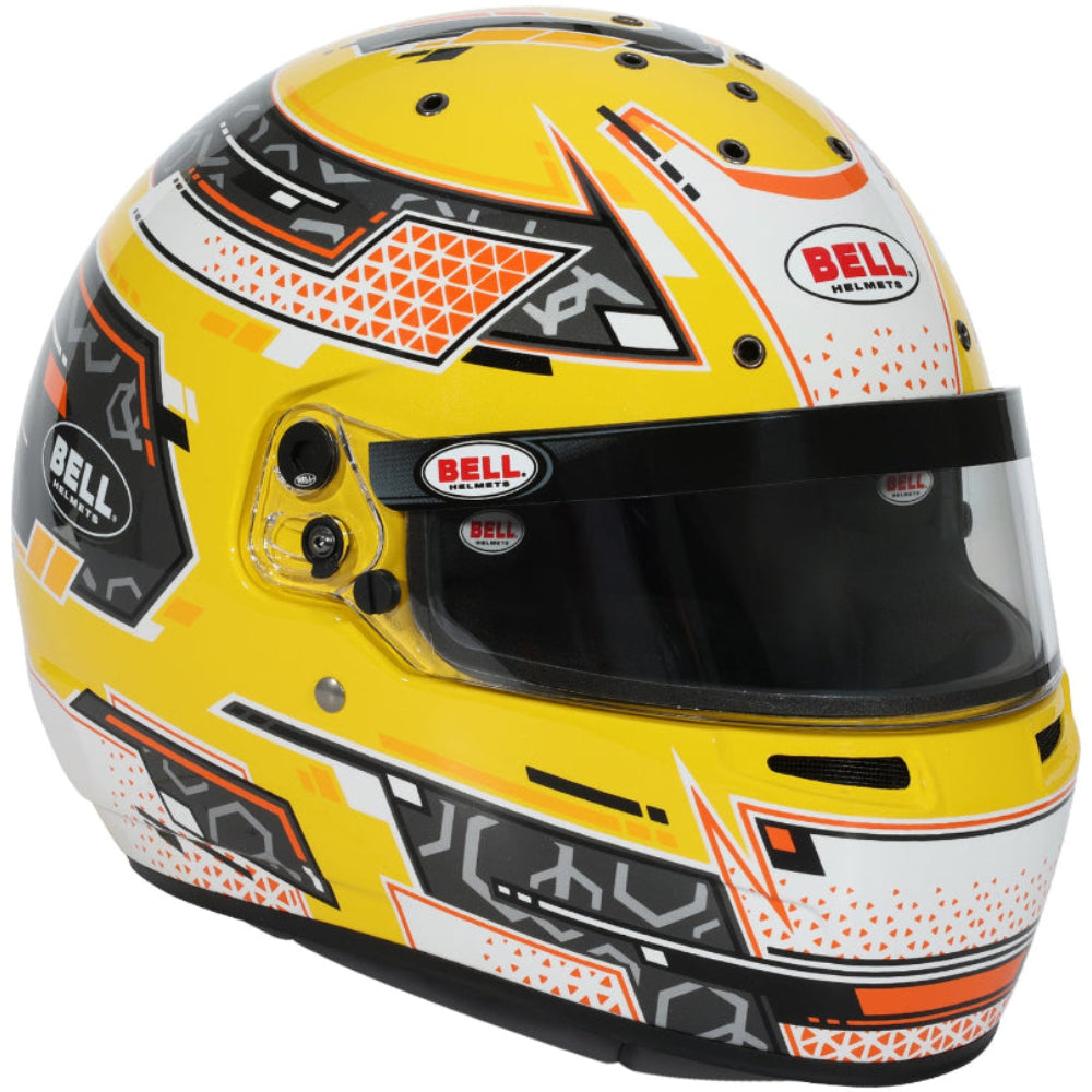 bell auto helmet weights Bell RS7-K PRO Stamina Anthracite/Orange Kart Helmet - Snell K2025 | FIA | Free GIFT, FIA8878-2024 | Snell K2025
