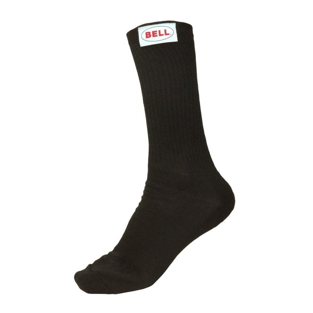 Bell Sport-TX Socks SFI 3.3 white fire resistant racing socks front view image