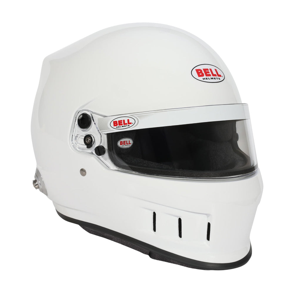 Bell XD-7 PRO White helmet angled right front  image