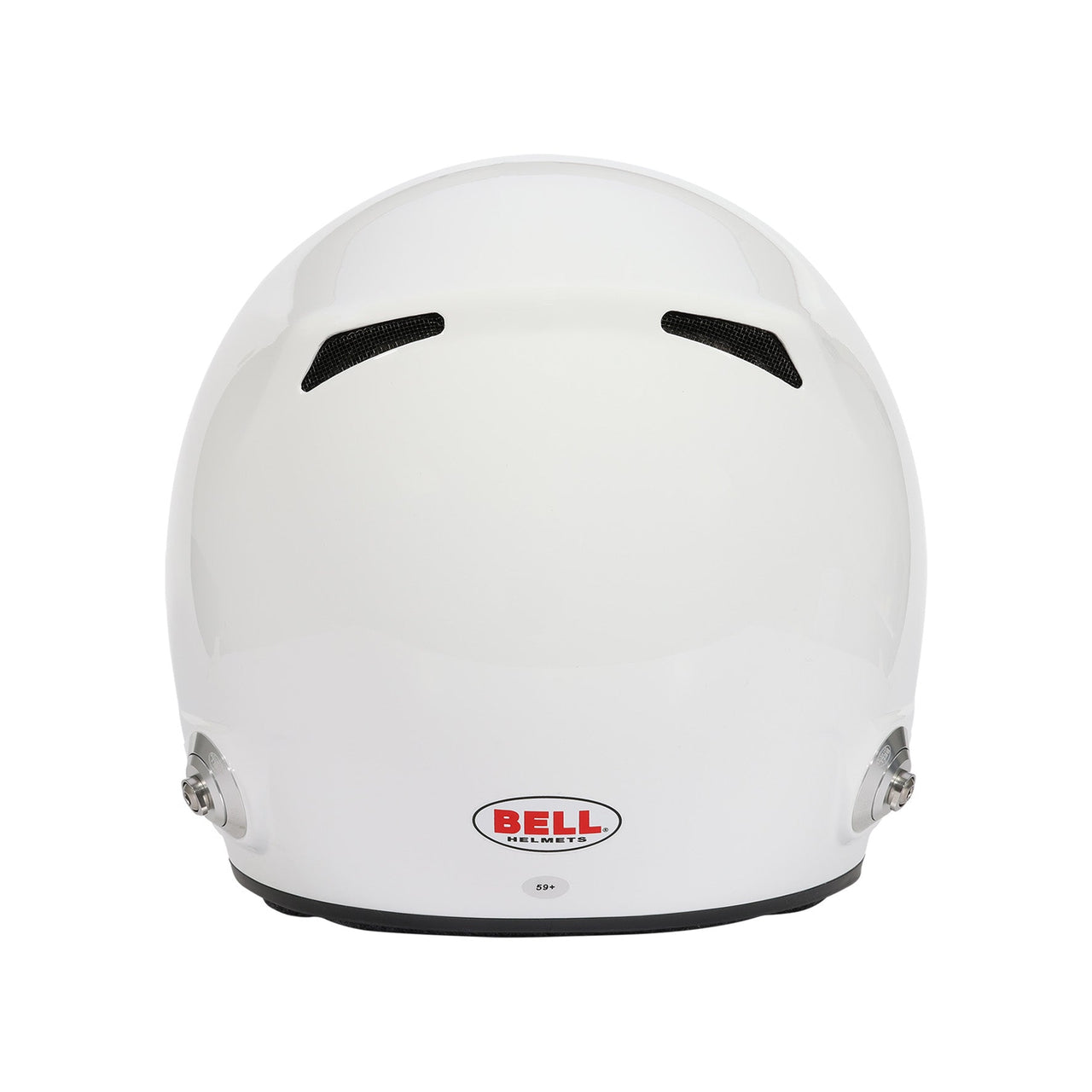 Bell XD-7 PRO White helmet rear view 