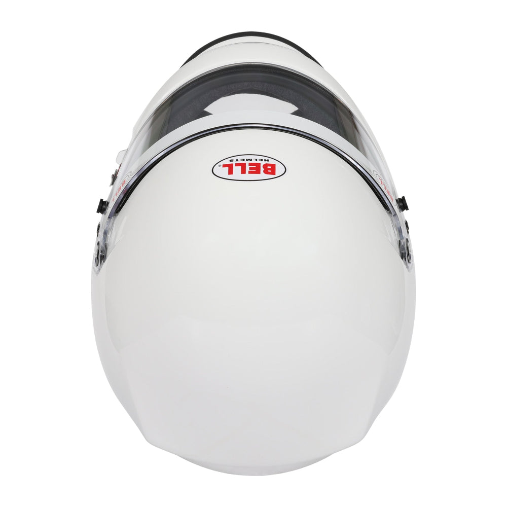 Bell XD-7 PRO White helmet top view