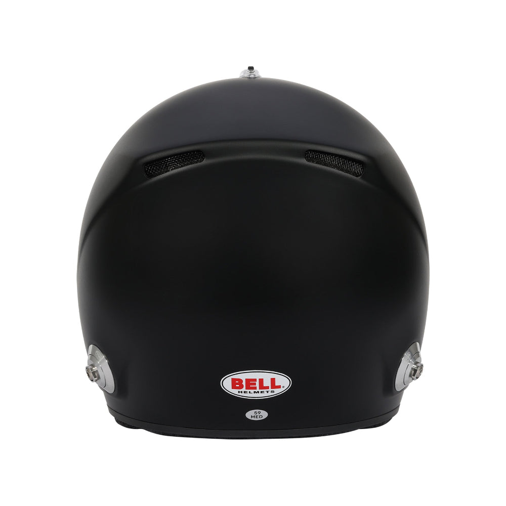 Bell XR7 Pro SA2025 matte black helmet back rear view