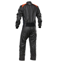 Thumbnail for bell adv tx race suit dark grey orange back image