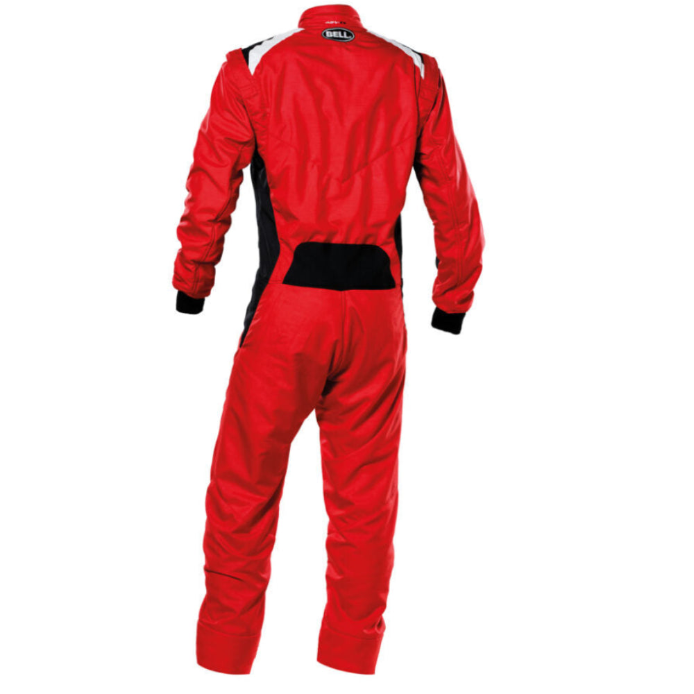 bell adv tx race suit red black back image