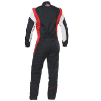 Thumbnail for bell pro tx race suit black red back image