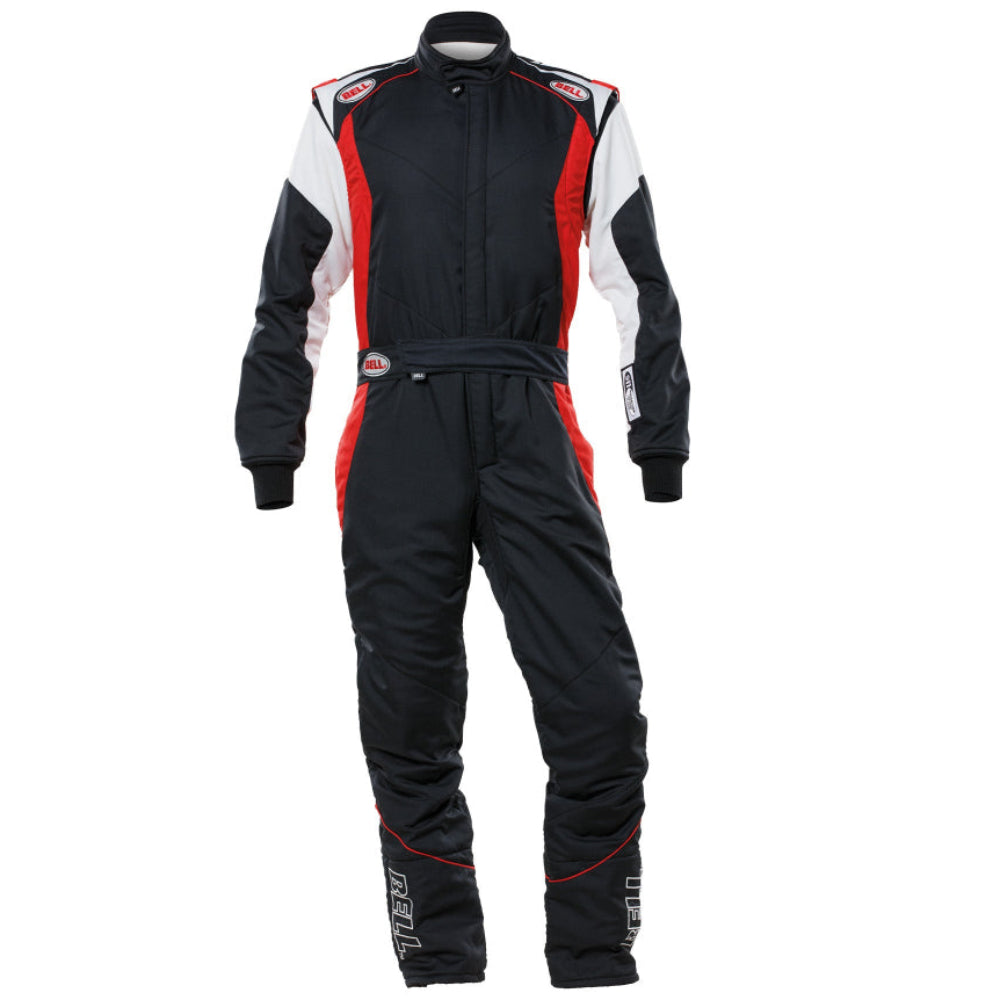 bell pro tx race suit black red front image