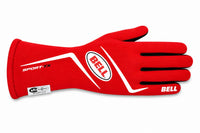 Thumbnail for bell_sport tx red race glove side view image